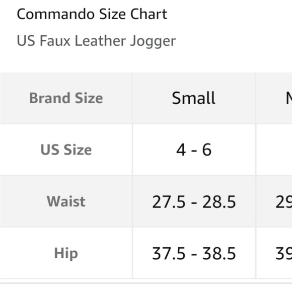 Commando Faux Leather Jogger - Size: S - Picture 8 of 8